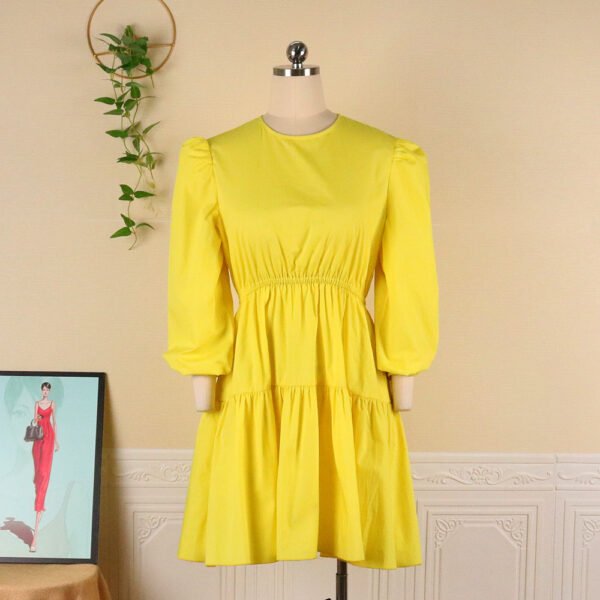 Ruffled Large Swing Skirt Casual Business Wear - Image 3