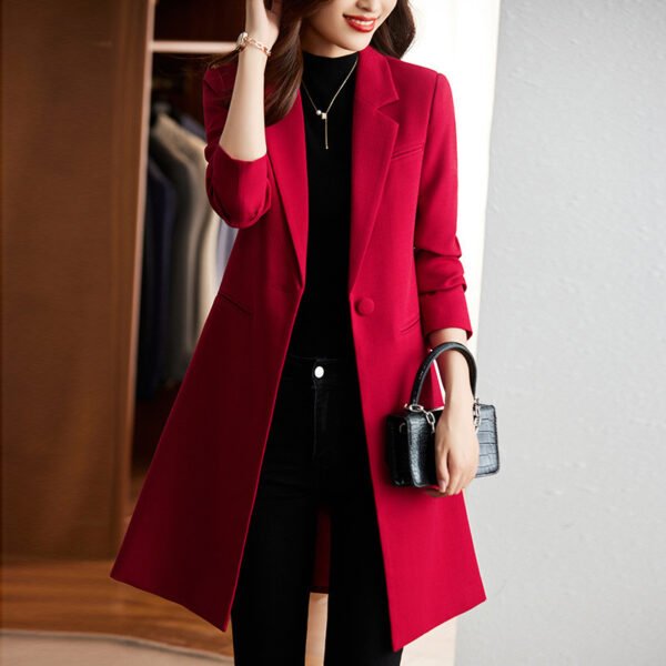 Women's Korean Formal Suit Commuting Windbreaker - Image 3