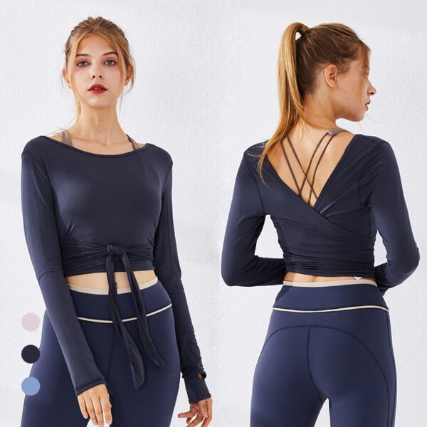Women's sportswear loose sports tops - Image 4