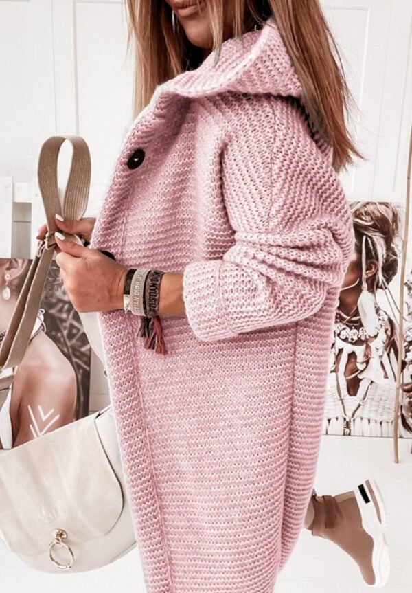 Temperament Commuting Loose Cardigan Women Sweater Plus Size - Image 6
