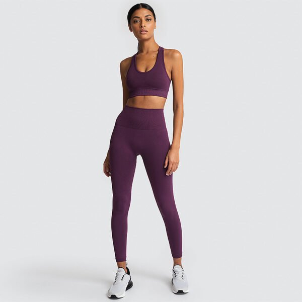 Seamless Gym Set Nylon Woman Sportswear - Image 6