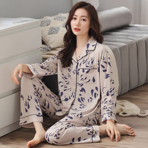 Women's Pure Cotton Long Sleeved Set For Casual Wear And Home Wear - Image 7