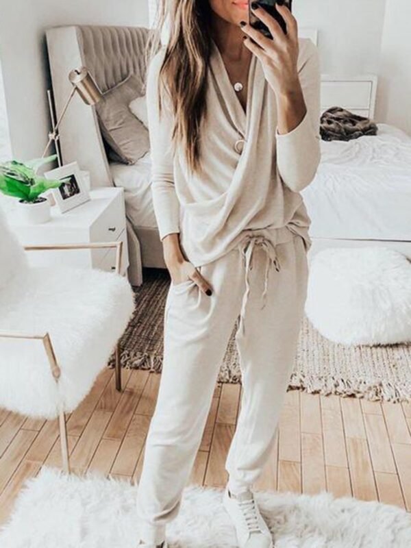 Long sleeve sports casual wear - Image 2