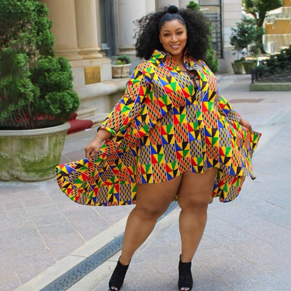 Large Size Fashion Sexy African Dress for Ladies - Image 3