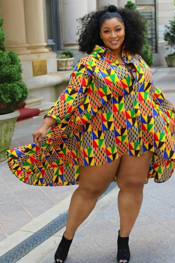 Large Size Fashion Sexy African Dress for Ladies - Image 4