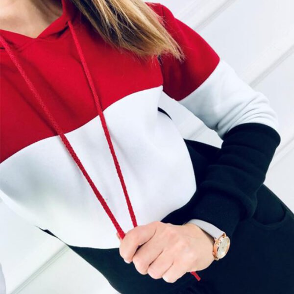Women's Sportswear Women's Sportswear Fashion Autumn Hooded Casual Suit Tracksuit Women - Image 4
