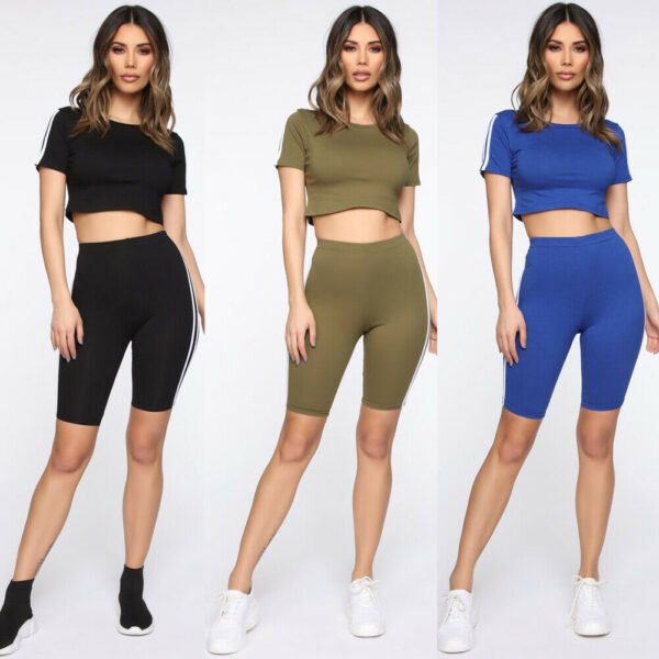 Striped two-piece sportswear - Image 2