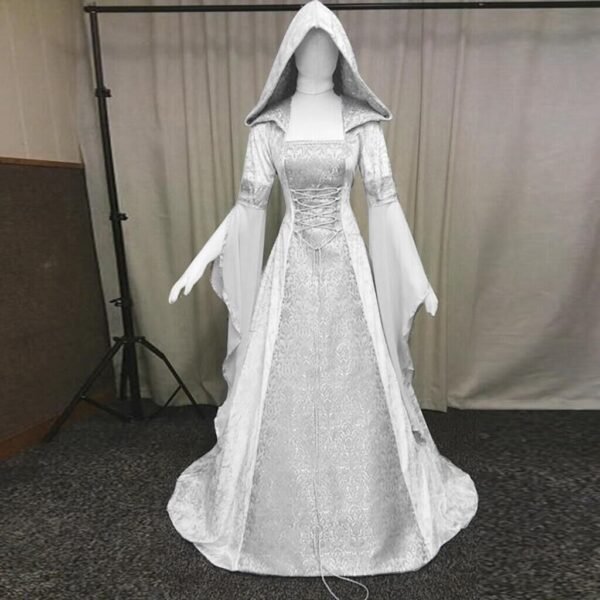 Medieval retro wedding dress - Image 5