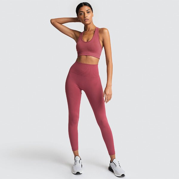 Seamless Gym Set Nylon Woman Sportswear - Image 5