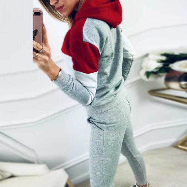 Women's Sportswear Women's Sportswear Fashion Autumn Hooded Casual Suit Tracksuit Women - Image 6