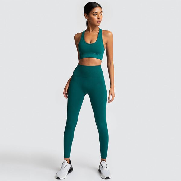 Seamless Gym Set Nylon Woman Sportswear - Image 10