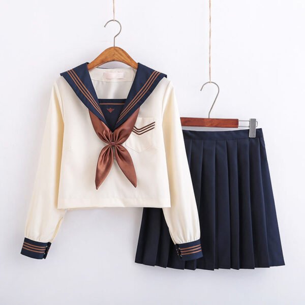 Japanese Orthodox JK Uniform Soft Girl University Style Business Attire Sailor - Image 4