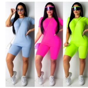 Casual woman solid color sportswear