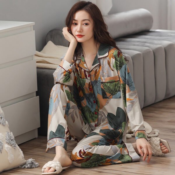 Women's Pure Cotton Long Sleeved Set For Casual Wear And Home Wear - Image 6