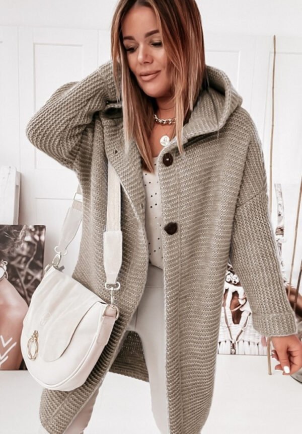 Temperament Commuting Loose Cardigan Women Sweater Plus Size - Image 5