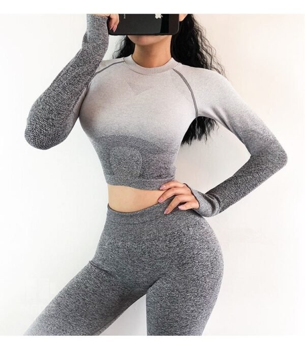 Gradient sportswear women's navel - Image 2