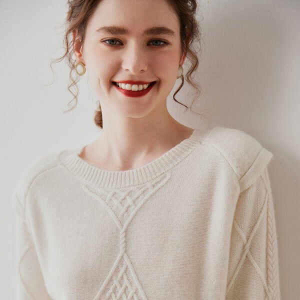 Outer Wear Bottoming Shirt Casual Wool Top - Image 5