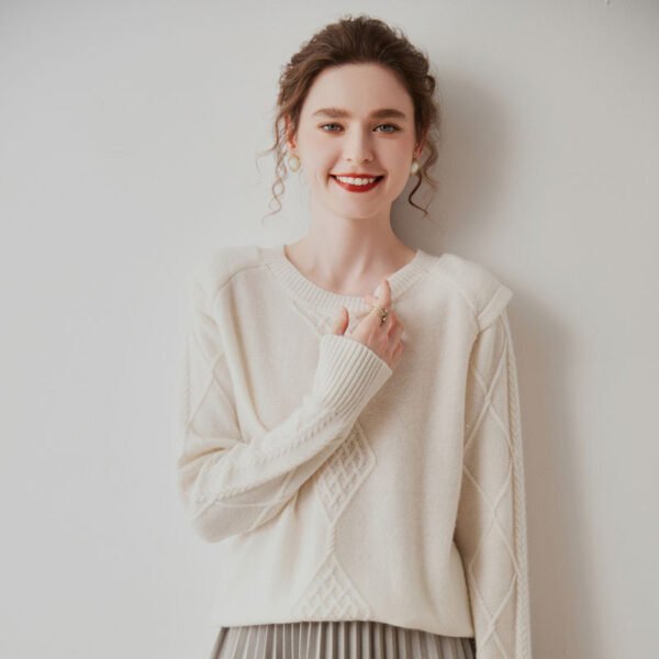Outer Wear Bottoming Shirt Casual Wool Top