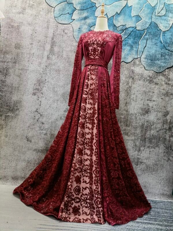 Women's Embroidered Aristocratic Dress Long Skirt - Image 4