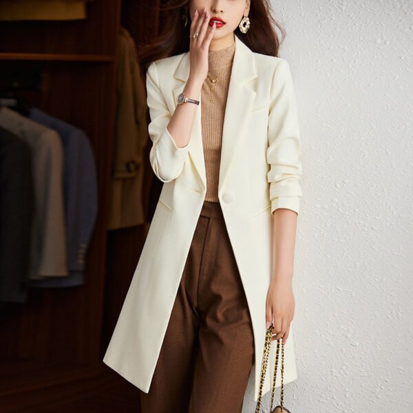 Women's Korean Formal Suit Commuting Windbreaker - Image 4