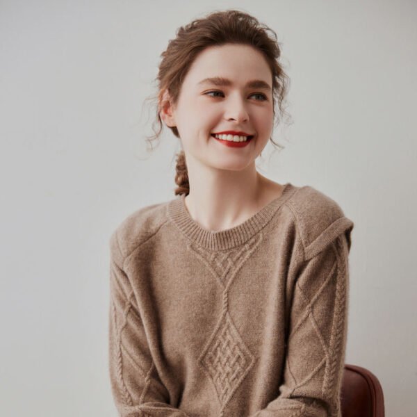 Outer Wear Bottoming Shirt Casual Wool Top - Image 7
