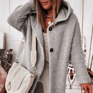 Temperament Commuting Loose Cardigan Women Sweater Plus Size